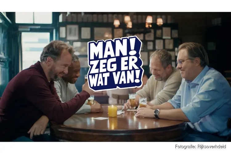 Landelijke campagne ‘Man, zeg er wat van!’ nu ook te zien in horeca in Gouda
