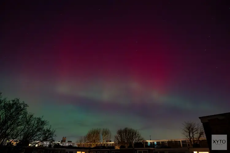 Noorderlicht zichtbaar in groot deel van Nederland