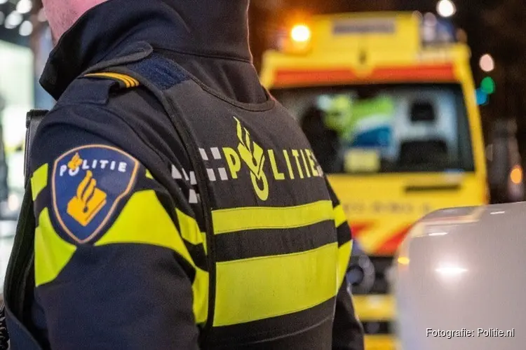 Auto crasht tegen boom in Gouda